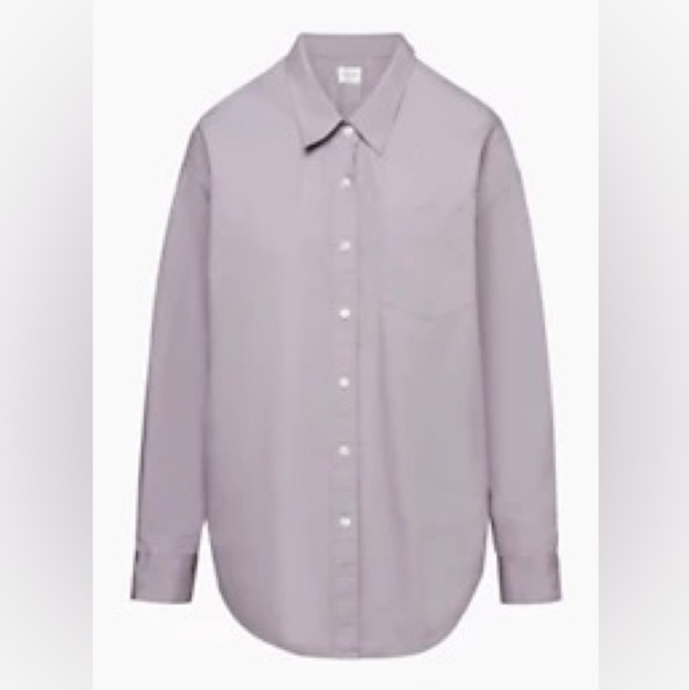 Wilfred Free Relaxed shirt button up in purple slate